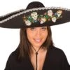 Hoed Sombrero Day Of The Dead -Halloween Rekwisieten Winkel 34640