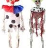 Skeleton Clown Set Van 2 Stuks
