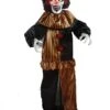 Geanimeerde Staande Clown Zwart/goud Bewegingssensor -Halloween Rekwisieten Winkel 770057