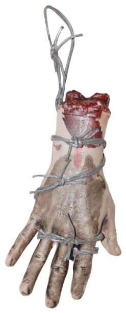 Bloody Hand With Barbed Wire