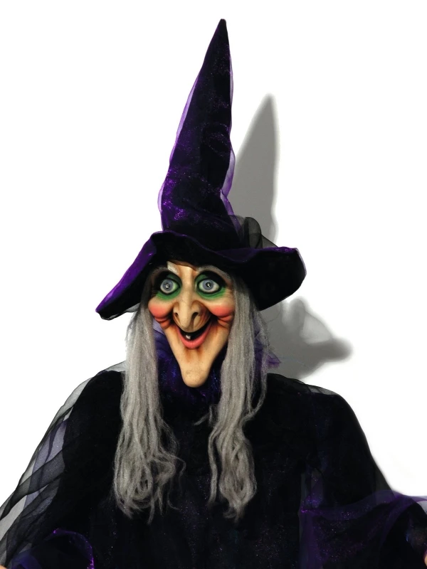 Halloween Figure Witch, Animated 175cm 4 Halloween Figure Witch, Animated 175cm - Afbeelding 2