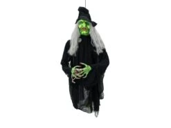 Halloween Flying Moving Witch With Sound And Light 140cm -Halloween Rekwisieten Winkel 8331465lb 1