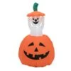 Inflatable Figure Pumpkin With Ghost, Animated, 120cm -Halloween Rekwisieten Winkel 83314704a