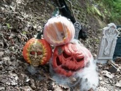 Halloween Skull Pumpkin 26cm -Halloween Rekwisieten Winkel 83316073d