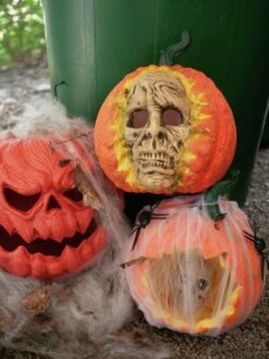 Halloween Skull Pumpkin 26cm -Halloween Rekwisieten Winkel 83316073h