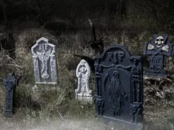 Halloween Tombstone Set "Cemetary" 6 Delig -Halloween Rekwisieten Winkel 83316103i