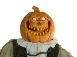 Halloween Figure Pumpkin Man, Animated, 170cm -Halloween Rekwisieten Winkel 83316117d