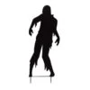 Silhouette Metal Zombie Man -Halloween Rekwisieten Winkel 83505105a