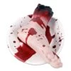 Bord Met Bloederige Voet -Halloween Rekwisieten Winkel bord met bloederige voet 20x26x8cm 8165 nl g