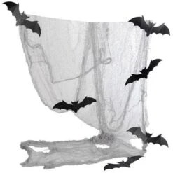 Doek Met 6 Vleermuizen (75x300cm)