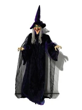 Halloween Figure Witch, Animated 175cm 3 Halloween Figure Witch, Animated 175cm