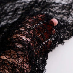 Halloween Decoratie Gaasdoek Zwart 200 X 76 Cm -Halloween Rekwisieten Winkel hal doek 2