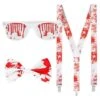 Set Bloody Partybril, Vlinderstrik En Bretels -Halloween Rekwisieten Winkel set bloody partybril vlinderstrik en bretels 18884 nl g
