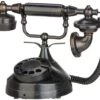 SPOOKY TELEPHONE-VICTORIAN STYLE-GOLD/BLACK 17 X 25 X 14 CM -Halloween Rekwisieten Winkel spooky telephone victorian style goldblack 17 x 25 x 14 cm